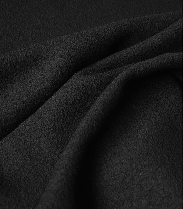 Tissu laine - Curly Wool black