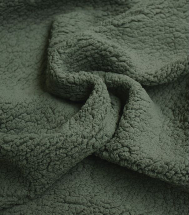 Tissu Sherpa - Fougère