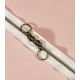 Zip double curseur Laiton - 60cm - Off White