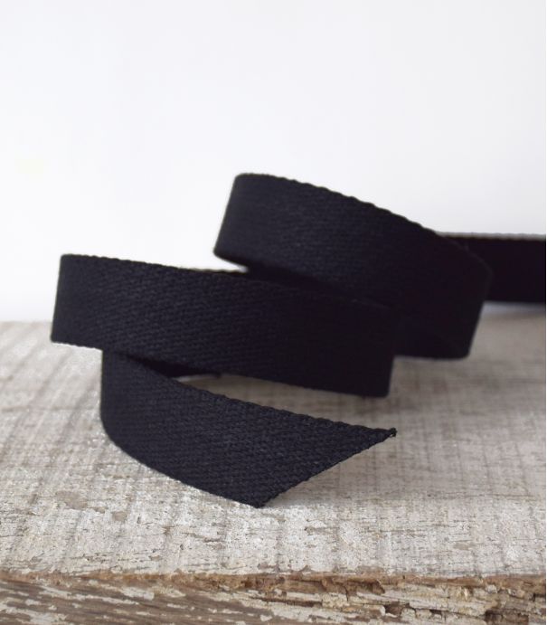 Sangle noire épaisse - 30mm