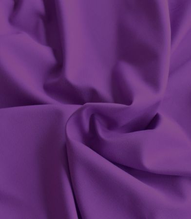 Tissu twill Bamboo et polyester recyclé - Violet