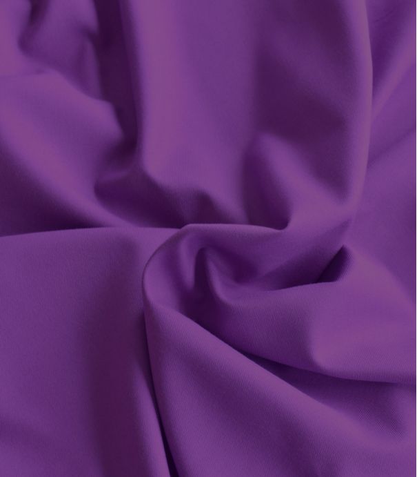 Tissu twill Bamboo et polyester recyclé - Violet
