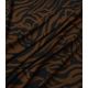 Tissu popeline viscose - Zebra brown
