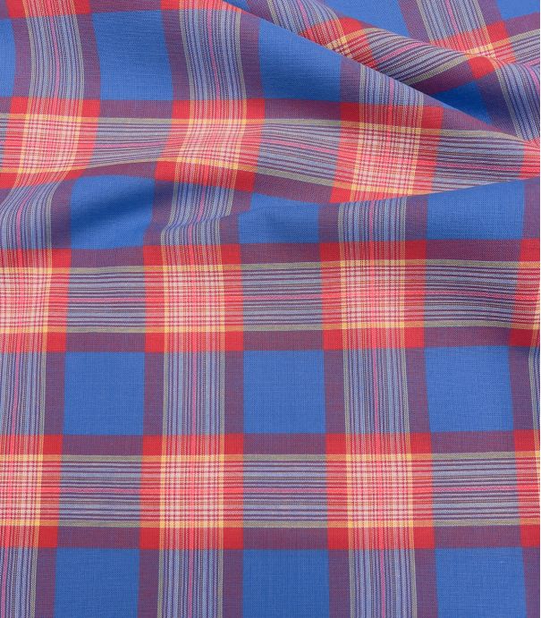 Tissu batiste de coton - Madras néon Tissu batiste de coton - Madras néon