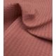 Tissu jersey gaufrette - Blush