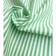 Tissu popeline rayure 03 - Vert pomme