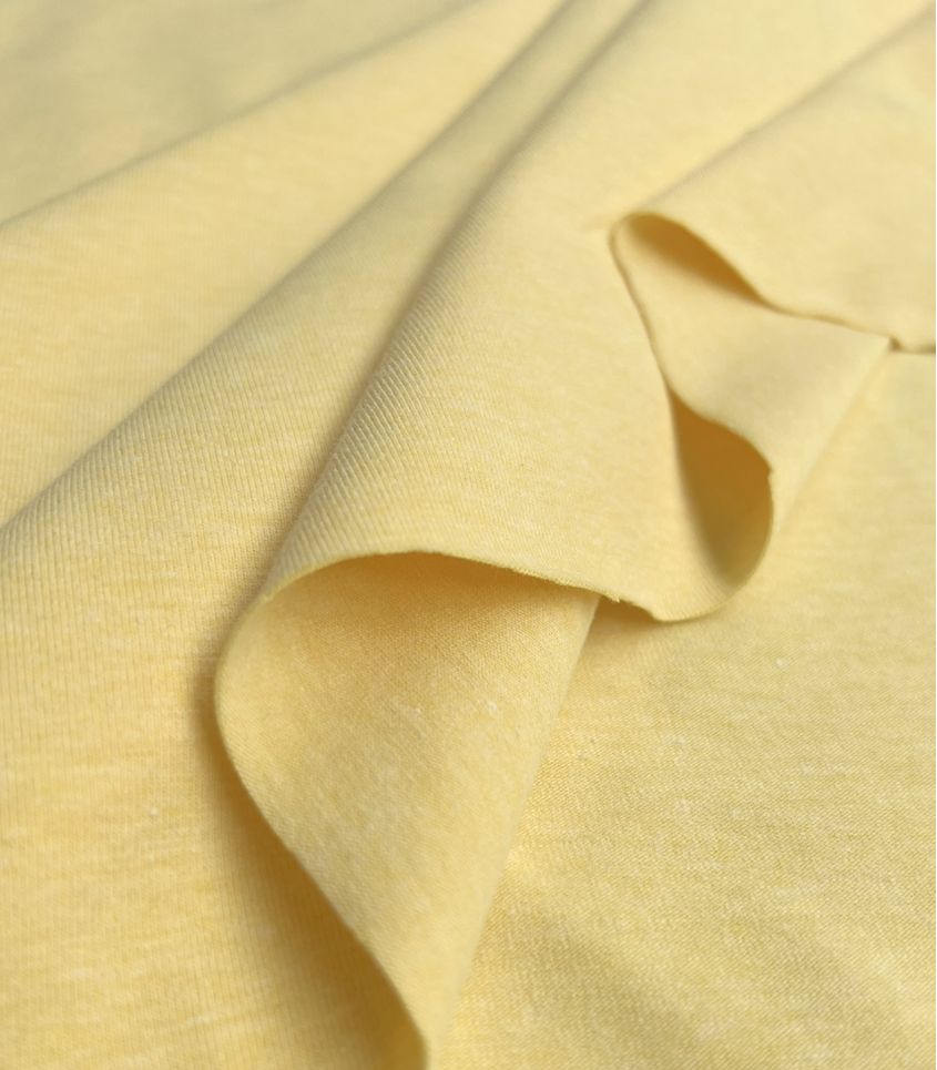 Tissu jersey chiné - Mimosa Tissu jersey chiné - Mimosa