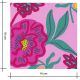 Tissu popeline de coton Nerida Hansen - Fresh flowers Pink