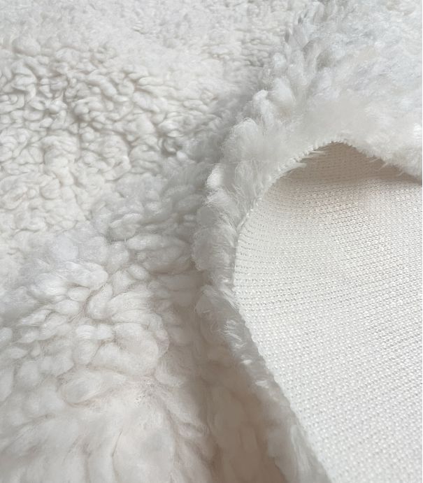 Tissu fourrure Sherpa - Crème Tissu fourrure Sherpa - Crème