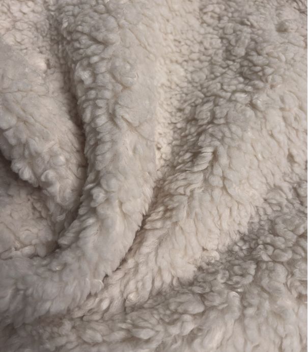 Tissu fourrure Sherpa - Beige Tissu fourrure Sherpa - Beige