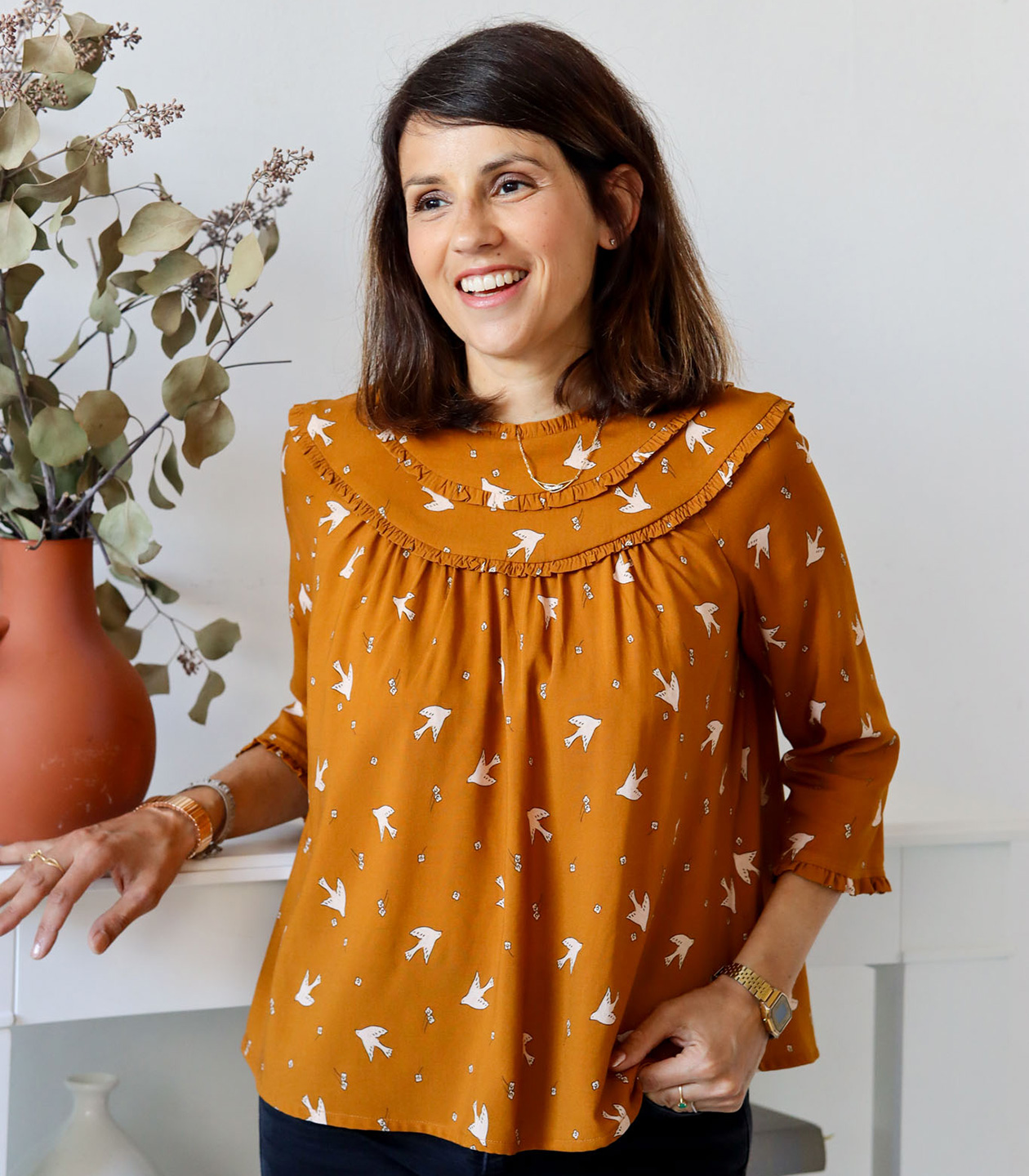 Patron De Couture ELLE N°3020 Années 60 - Blouses Sans Manches - Taille 44 à 50