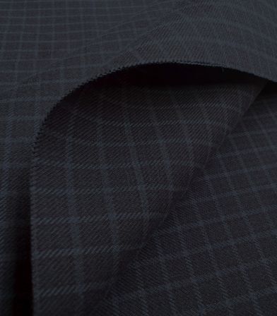 Tissu gabardine de coton - Check night