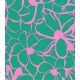 Tissu coton satiné - Magnolia pink green