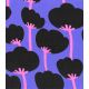 Tissu viscose Nerida Hansen - Poppies purple