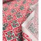 Tissu coton - Yuletide Floral Red