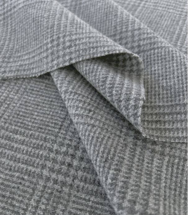 Tissu laine Prince de Galles - Gris