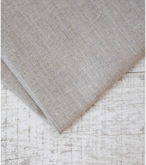 Tissu Lin enduit naturel