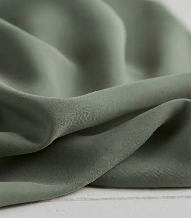 Tissu smooth drape twill - Moss
