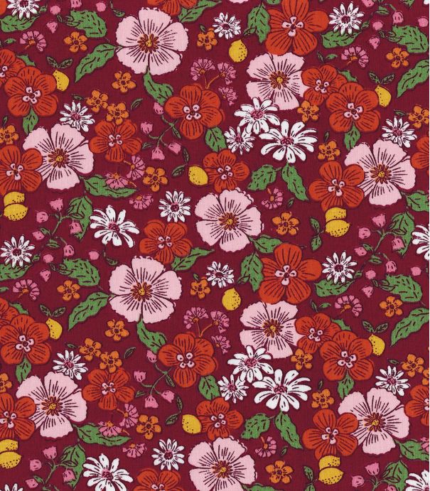 Tissu coton - Suzie Bordeaux