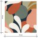 Coupon viscose - Sonora Flowers Carbon