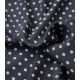 Coupon viscose Pois - Anthracite