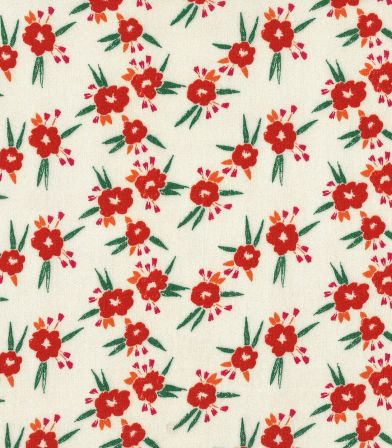 Coupon viscose - Poppy prairie