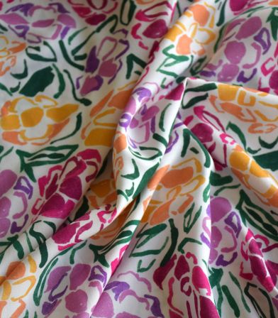 Coupon viscose - Roseraie Daylight