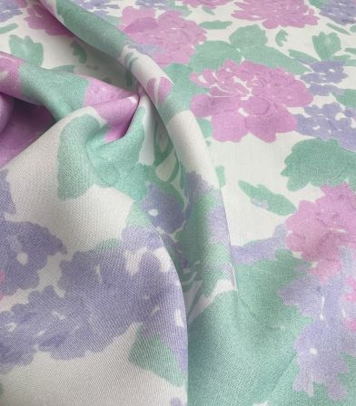 Coupon viscose - Pivoines Parmes