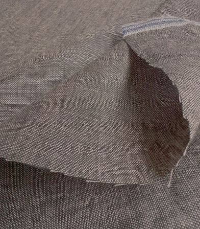 Chambray de lin Georgio - expresso Chambray de lin Georgio - expresso