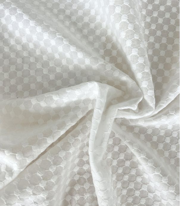 Broderie anglaise Dotty - Ecru Broderie anglaise Dotty - Ecru