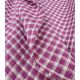 Tissu carreaux shiny - Magenta