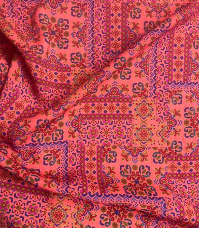Tissu crêpe viscose - Azulejos Tissu crêpe viscose - Azulejos