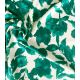 Tissu viscose tramée- Like Roses green