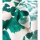 Tissu viscose tramée- Like Roses green