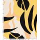 Tissu lin viscose - Abstract Palme Sand
