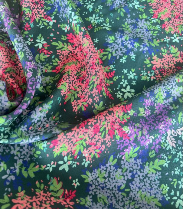 Tissu viscose - Sérénade émeraude Tissu viscose - Sérénade émeraude
