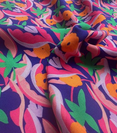 Tissu viscose - Songe exotique