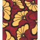 Tissu wax - Ginkgo Rouge