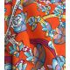 Tissu wax - Lotus Orange