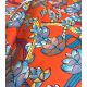 Tissu wax - Lotus Orange