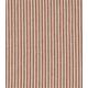 Tissu coton lavé - Rayures Terracotta