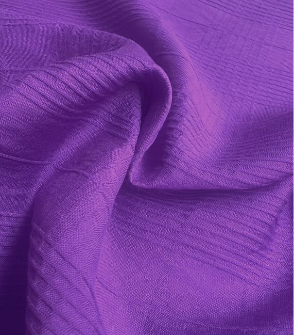 Tissu jacquard de viscose - Purple