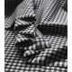 Tissu vichy Noir
