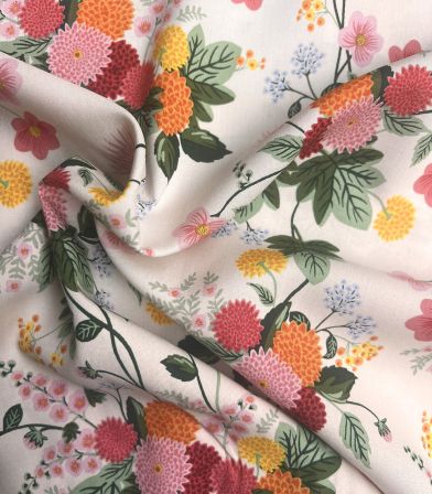 Tissu viscose Dahlia - Blush