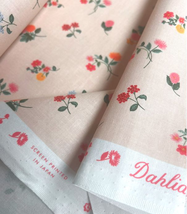 Tissu coton Ditsy - Rose Blush