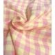 Tissu Vichy bicolore - Citron Fraise