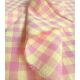 Tissu Vichy bicolore - Citron Fraise