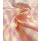 Tissu Vichy bicolore - Citron Fraise