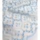 Tissu broderie anglaise festonnée - Liliane ciel
