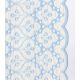 Tissu broderie anglaise festonnée - Liliane ciel